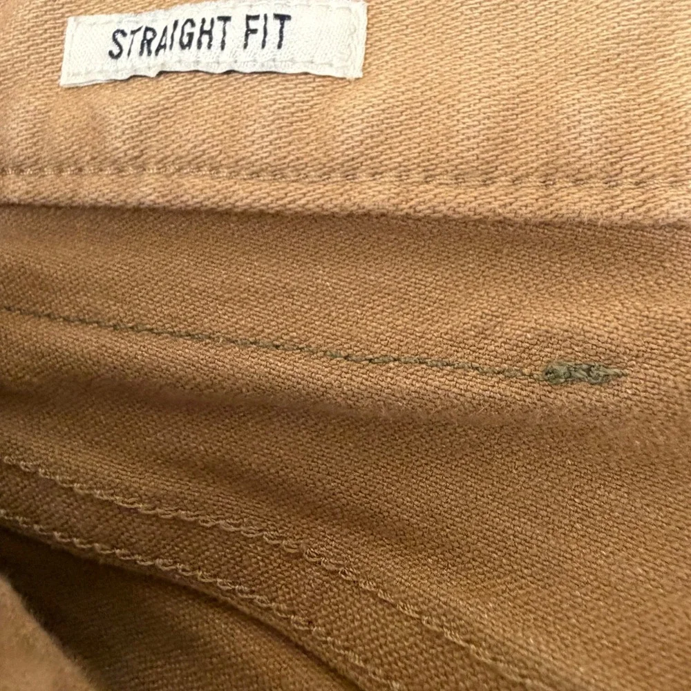 Todd Snyder Mens Straight Fit Stretch 5-Pocket Pants 35 Brown Academia Preppy